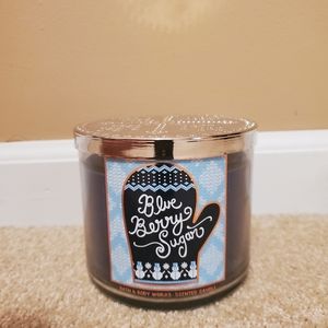 Bath and Body Works Candle, Blueberry Sugar, Never Lit